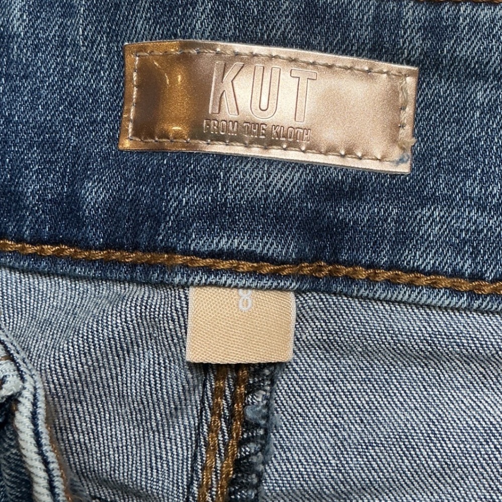 Kut From The Kloth Ana High Rise Front Seam Flare Jean Indigo 8 NWT Stitch Fix - Picture 7 of 8